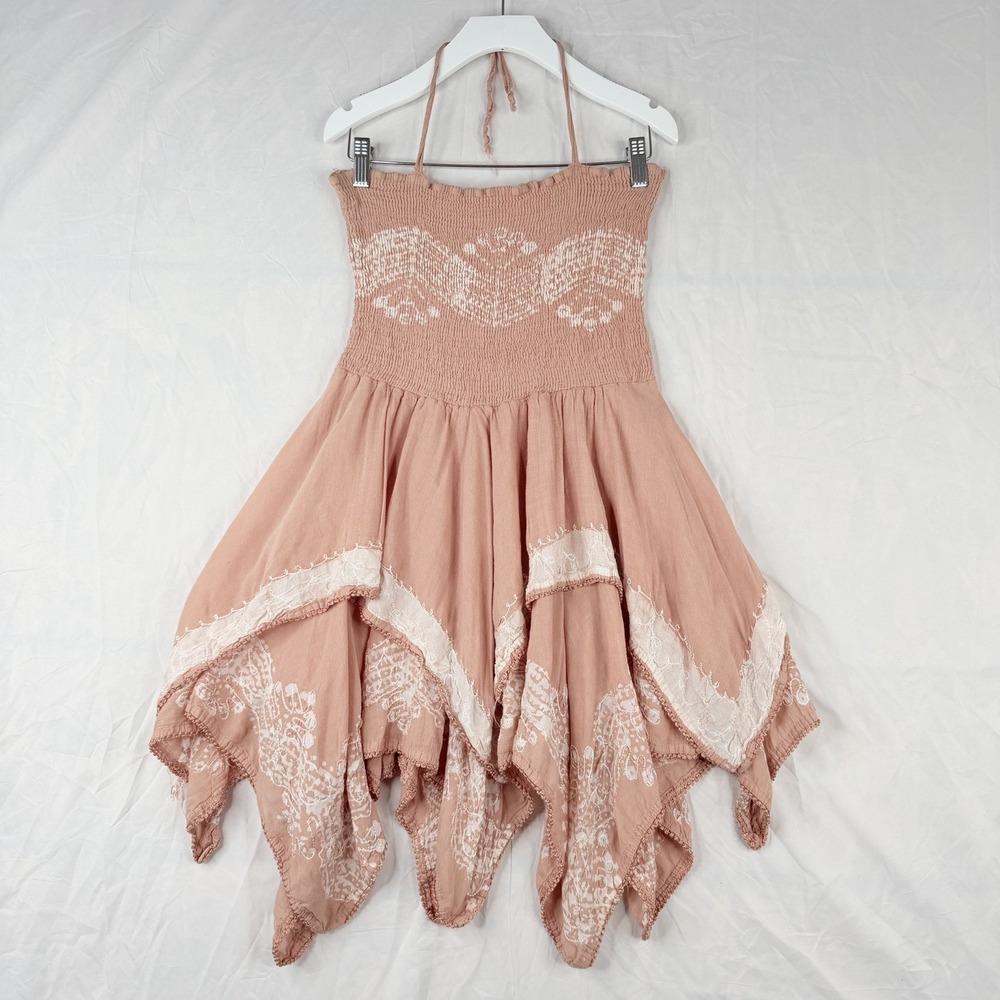 Advance Apparels Dress SZ-free Batik Embroidered Tiered Drop Adj Strap Rayon B-